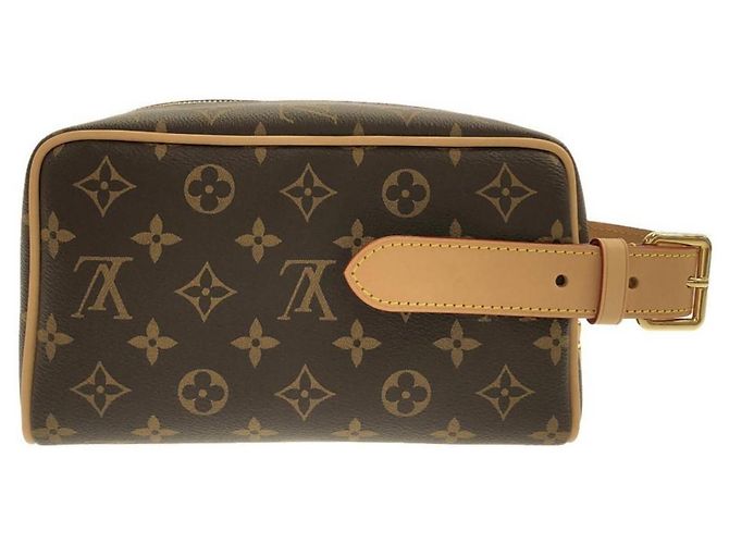 Necessaire Louis Vuitton Monogram Locker Marrone - vista 2