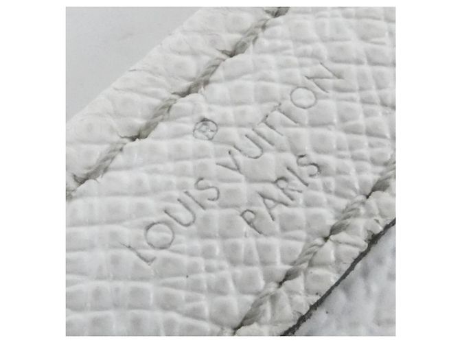 Borsa a tracolla e portafoglio portatile Louis Vuitton Taigarama Gaston Bianco Crudo - vista 8