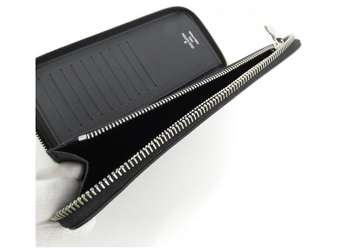 Louis Vuitton Taiga Zippy Wallet Black - view 5