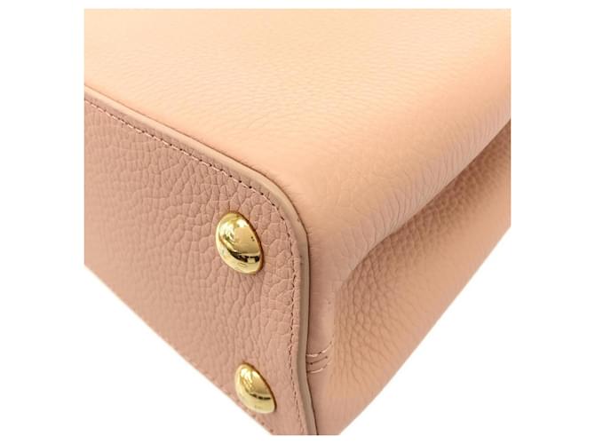 Borsa Louis Vuitton Capucines BB Beige - vista 3