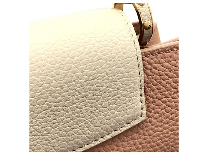Borsa Louis Vuitton Capucines BB Beige - vista 5