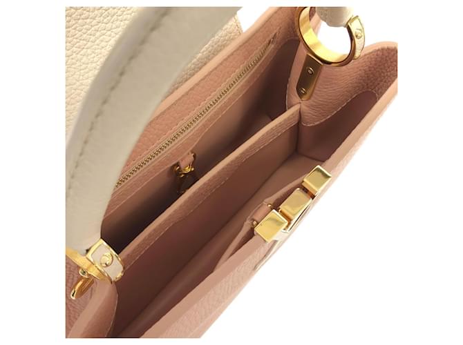 Borsa Louis Vuitton Capucines BB Beige - vista 8