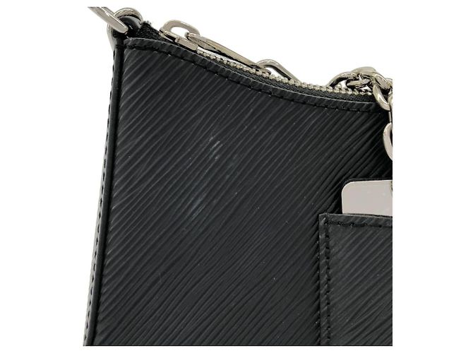 Borsa a tracolla Louis Vuitton Epi Marellini Nero - vista 4