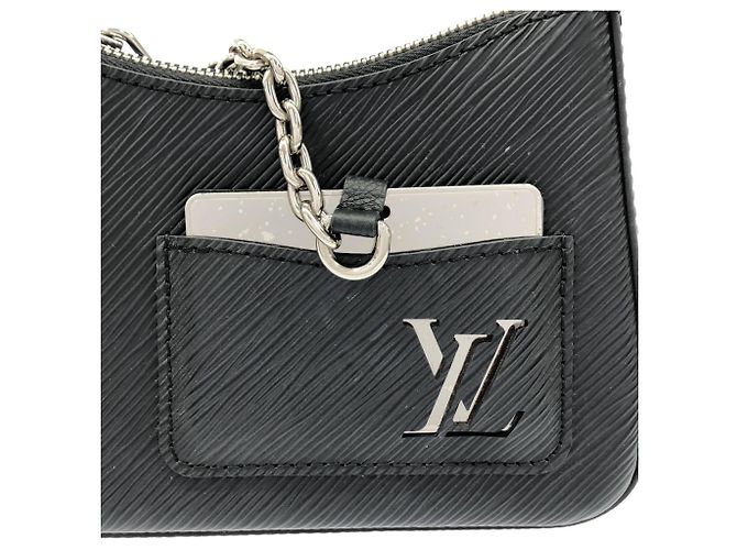 Borsa a tracolla Louis Vuitton Epi Marellini Nero - vista 5