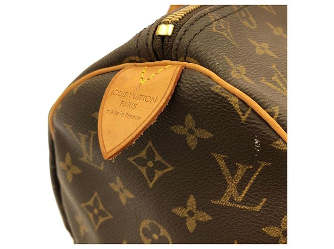 Borsa Boston Louis Vuitton Monogram Keepall 45cm Marrone - vista 4
