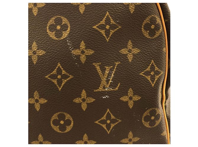 Borsa Boston Louis Vuitton Monogram Keepall 45cm Marrone - vista 5