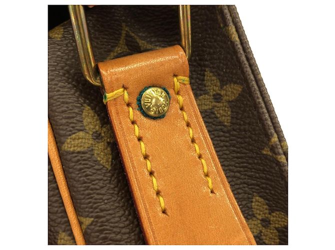Borsa a tracolla Louis Vuitton Monogram Cartouchiere Marrone - vista 6