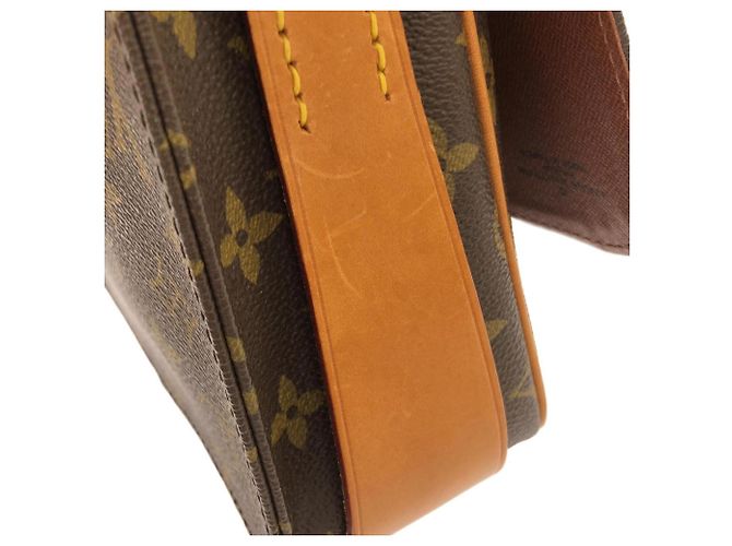 Borsa a tracolla Louis Vuitton Monogram Cartouchiere Marrone - vista 7