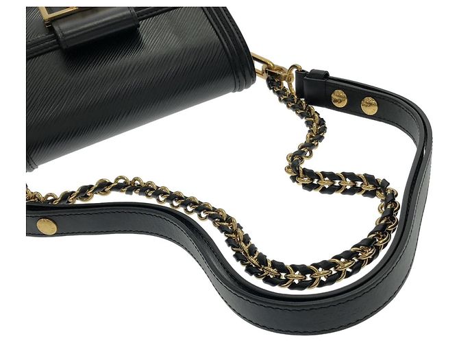 Borsa a spalla MINI Louis Vuitton Epi Dauphine Nero - vista 5