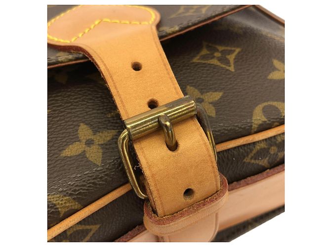 Borsa a tracolla Louis Vuitton Monogram Cartouchiere Marrone - vista 5