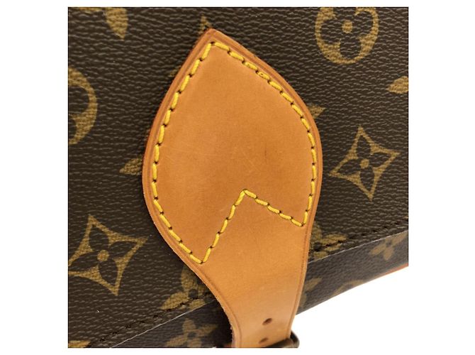 Borsa a tracolla Louis Vuitton Monogram Cartouchiere Marrone - vista 6