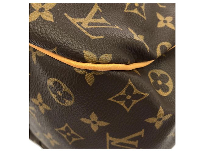 Borsa a tracolla Louis Vuitton Monogram Galliera GM Marrone - vista 3