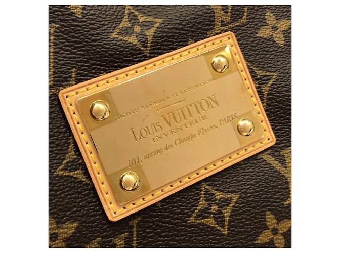 Borsa a tracolla Louis Vuitton Monogram Galliera GM Marrone - vista 4
