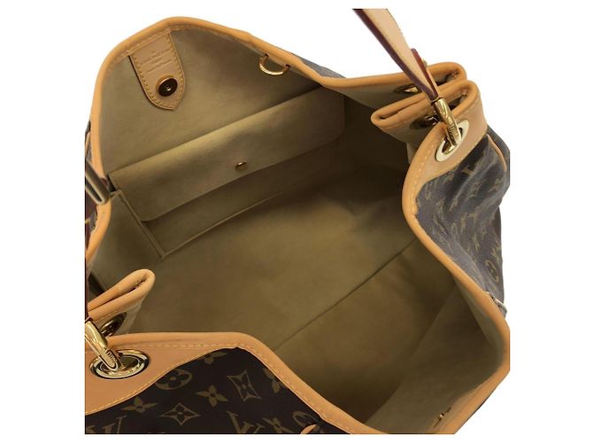 Borsa a tracolla Louis Vuitton Monogram Galliera GM Marrone - vista 8