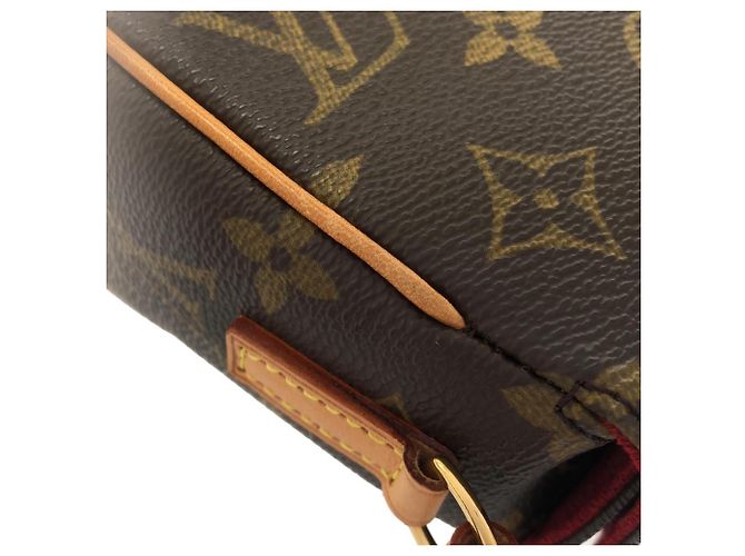 Borsa Louis Vuitton Monogram Recital Marrone - vista 5