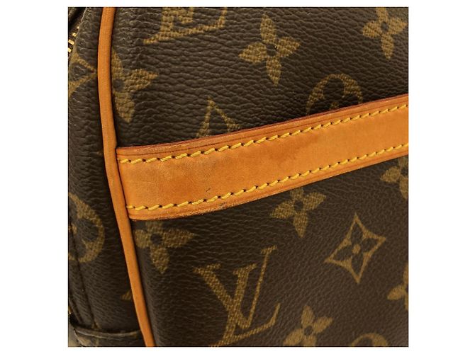 Borsa a tracolla Louis Vuitton Monogram Reporter Marrone - vista 3