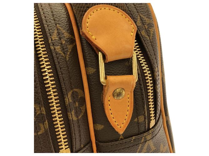 Borsa a tracolla Louis Vuitton Monogram Reporter Marrone - vista 6