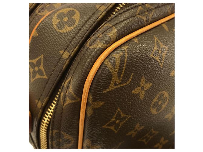 Borsa a tracolla Louis Vuitton Monogram Reporter Marrone - vista 8