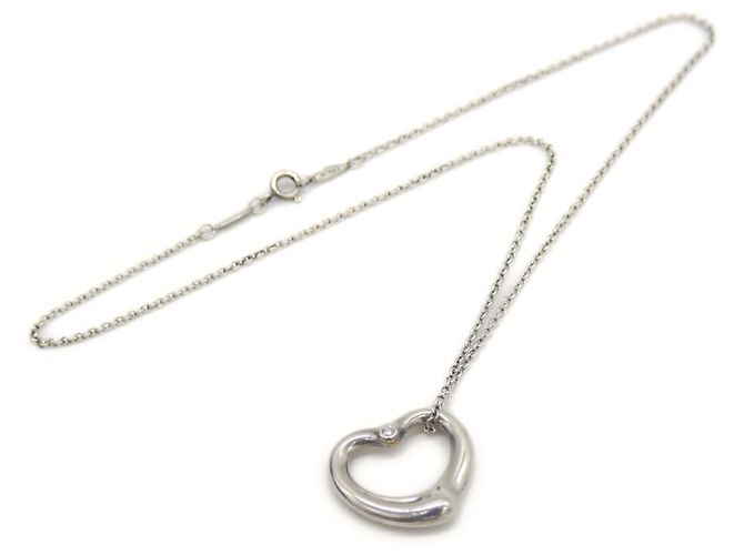 Tiffany & Co Collana con pendente a cuore in diamanti Tiffany Elsa Peretti - vista 3