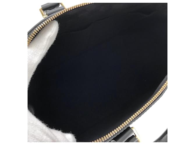 Borsa Louis Vuitton Monogram Reverse Alma PM Nero - vista 10