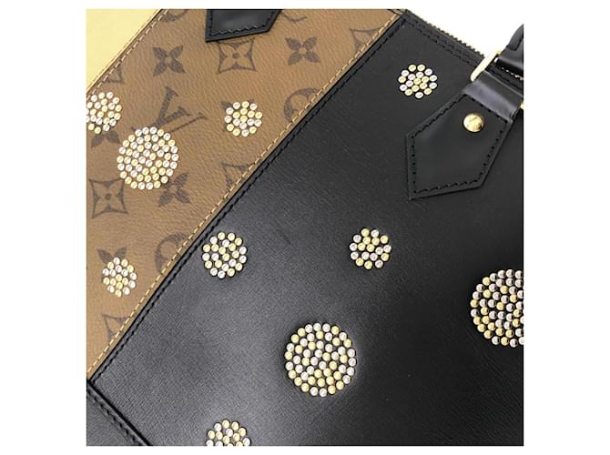 Borsa Louis Vuitton Monogram Reverse Alma PM Nero - vista 7