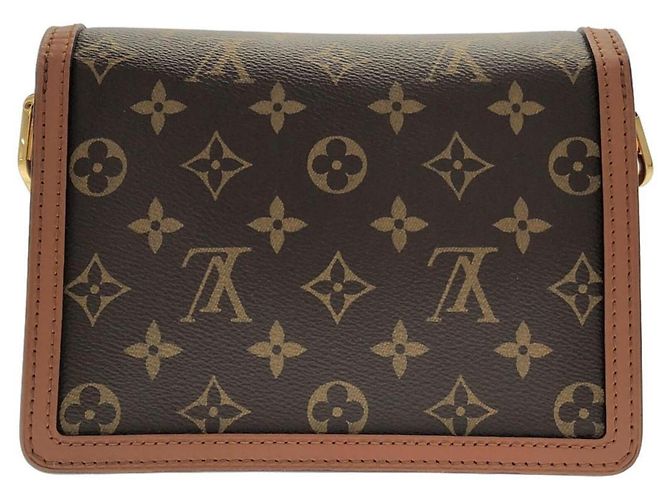 Borsa a spalla MINI Louis Vuitton Monogram Reverse Dauphine Marrone - vista 2