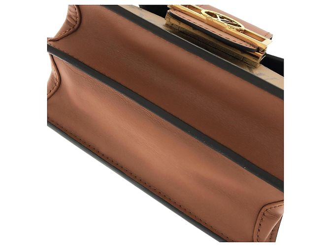 Borsa a spalla MINI Louis Vuitton Monogram Reverse Dauphine Marrone - vista 4