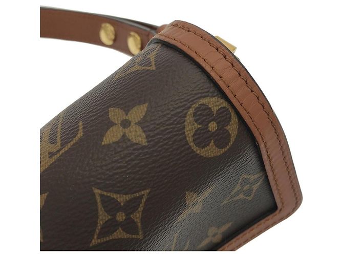 Borsa a spalla MINI Louis Vuitton Monogram Reverse Dauphine Marrone - vista 5