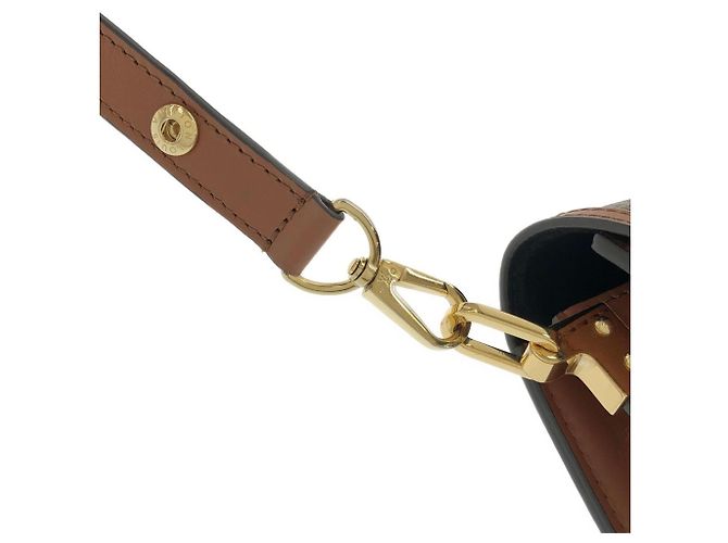 Borsa a spalla MINI Louis Vuitton Monogram Reverse Dauphine Marrone - vista 6