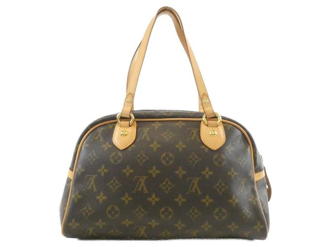 Borsa a spalla Louis Vuitton Monogram Montorgueil PM M95565 Marrone - vista 2