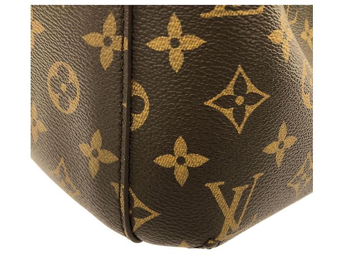 Borsa Louis Vuitton Monogram Montaigne MM Marrone - vista 6