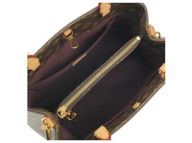 Borsa Louis Vuitton Monogram Montaigne MM Marrone - vista 9