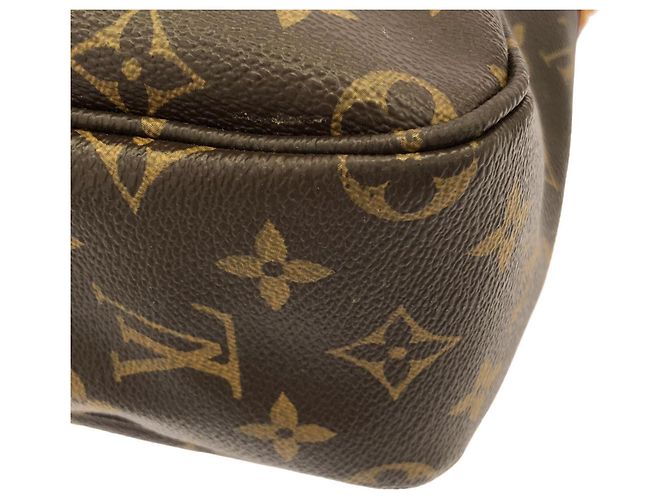 Borsa Louis Vuitton Monogram Bosphore M40043 Marrone - vista 3