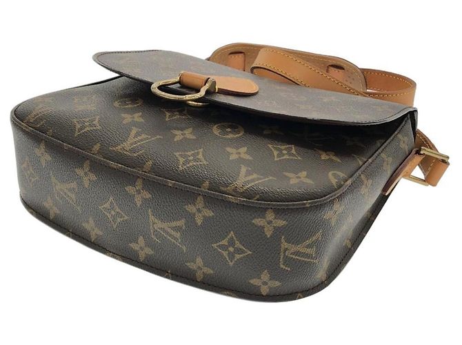 Sac à épaule Louis Vuitton Monogram Saint Cloud Marron - vue 3