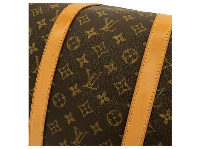 Borsa Boston Louis Vuitton Monogram Keepall 55cm Marrone - vista 2
