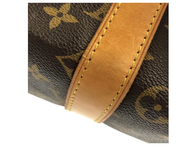 Borsa Boston Louis Vuitton Monogram Keepall 55cm Marrone - vista 3