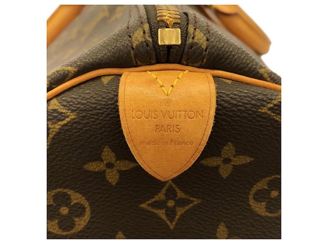 Borsa Boston Louis Vuitton Monogram Keepall 55cm Marrone - vista 4