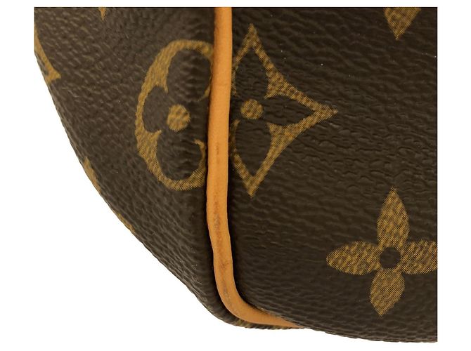 Borsa Boston Louis Vuitton Monogram Keepall 55cm Marrone - vista 7