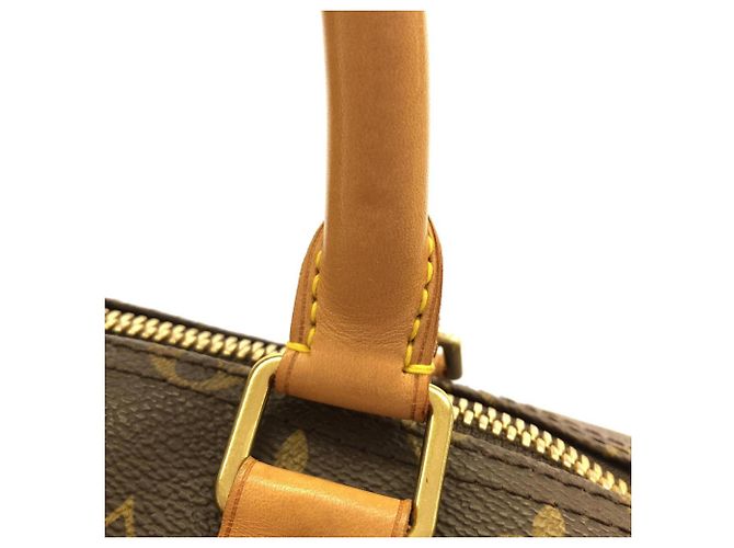 Borsa Boston Louis Vuitton Monogram Keepall 55cm Marrone - vista 7
