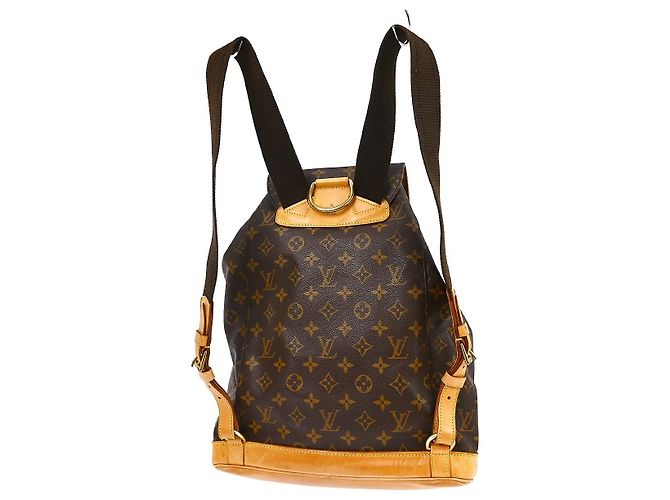 Louis Vuitton Vintage Montsouris Monogram Canvas GM Marron - vue 2