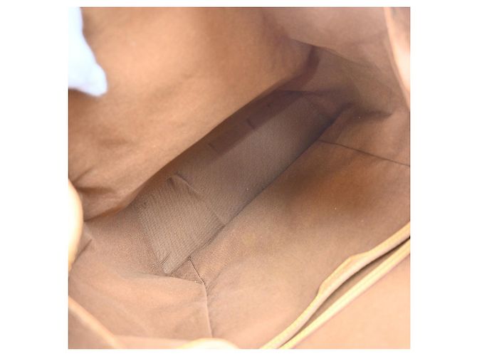 Louis Vuitton Vintage Montsouris Monogram Canvas GM Marron - vue 3