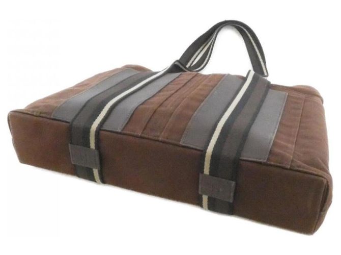 Hermès Hermes Troca Horizontal MM Handtasche Schokolade - Ansicht 3