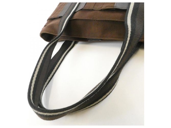 Hermès Hermes Troca Horizontal MM Handtasche Schokolade - Ansicht 7