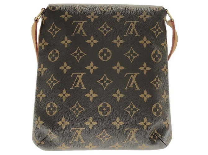 Borsa a tracolla Louis Vuitton Monogram Musette Salsa Marrone - vista 2