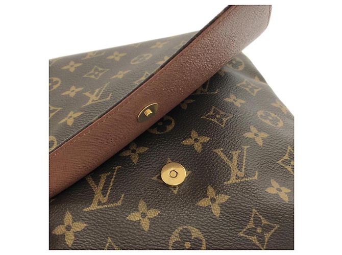 Borsa a tracolla Louis Vuitton Monogram Musette Salsa Marrone - vista 4