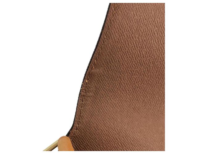 Borsa a tracolla Louis Vuitton Monogram Musette Salsa Marrone - vista 9