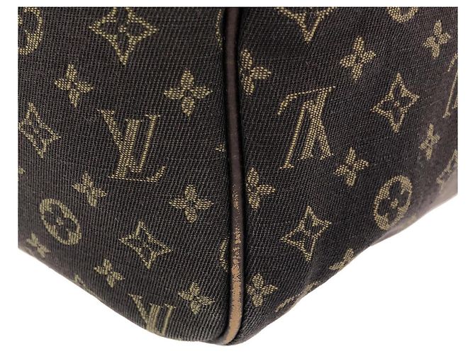 Borsa Louis Vuitton Monogram Mini Lin Speedy Boston Bag Damier ebene - vista 4