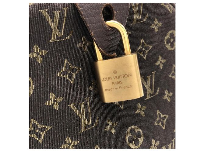 Borsa Louis Vuitton Monogram Mini Lin Speedy Boston Bag Damier ebene - vista 7