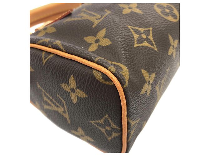 Borsa Boston Mini Speedy Monogram Louis Vuitton Marrone - vista 2