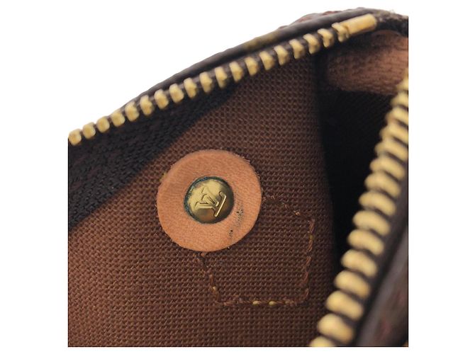 Borsa Boston Mini Speedy Monogram Louis Vuitton Marrone - vista 8